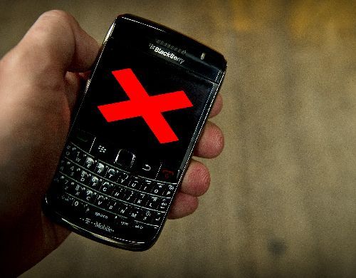 Blackberry: over en uit
