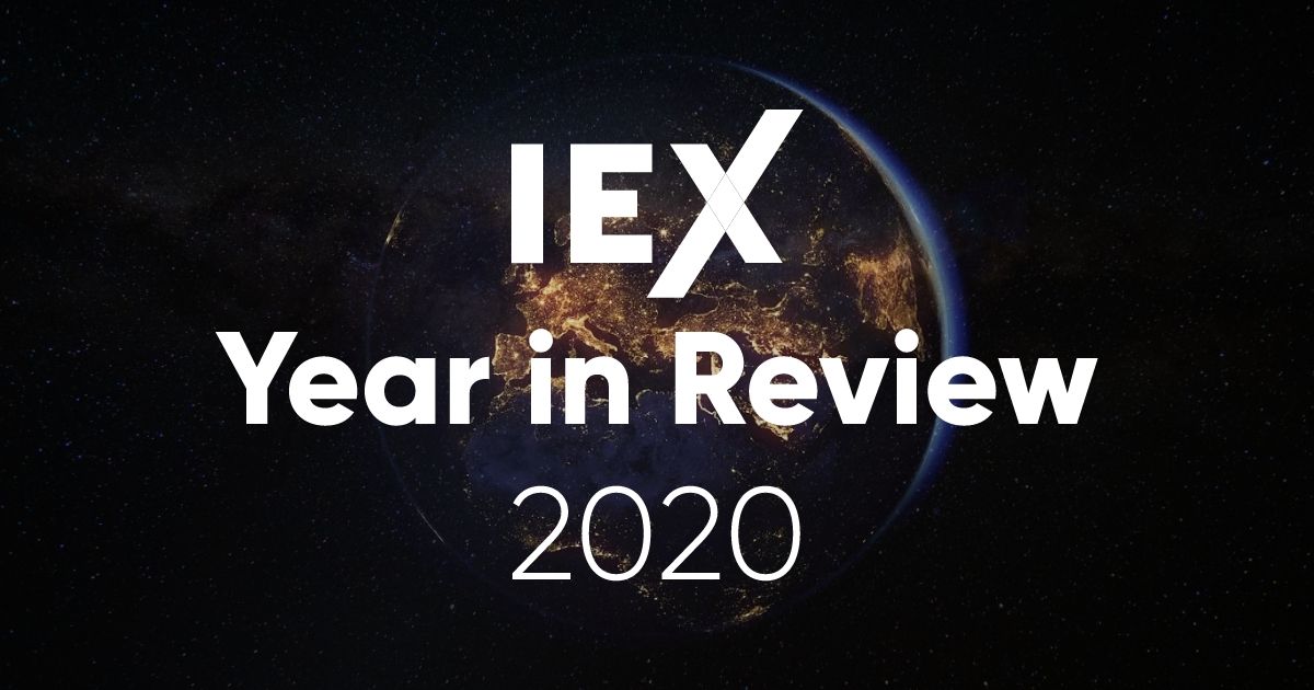 IEX Year in Review: 2020