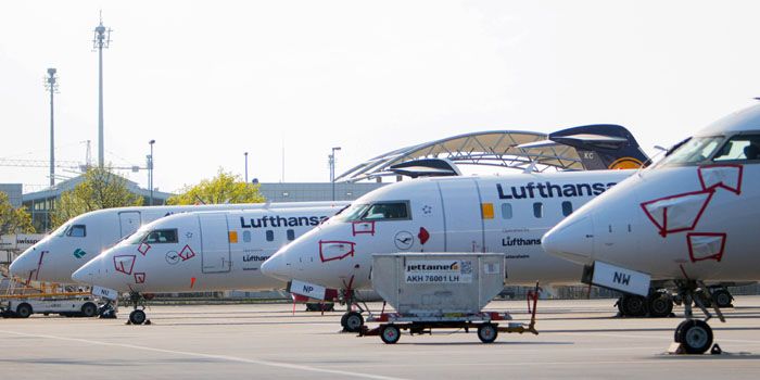 Lufthansa gaat met de pet rond, maar emissie is al grotendeels ingeprijsd