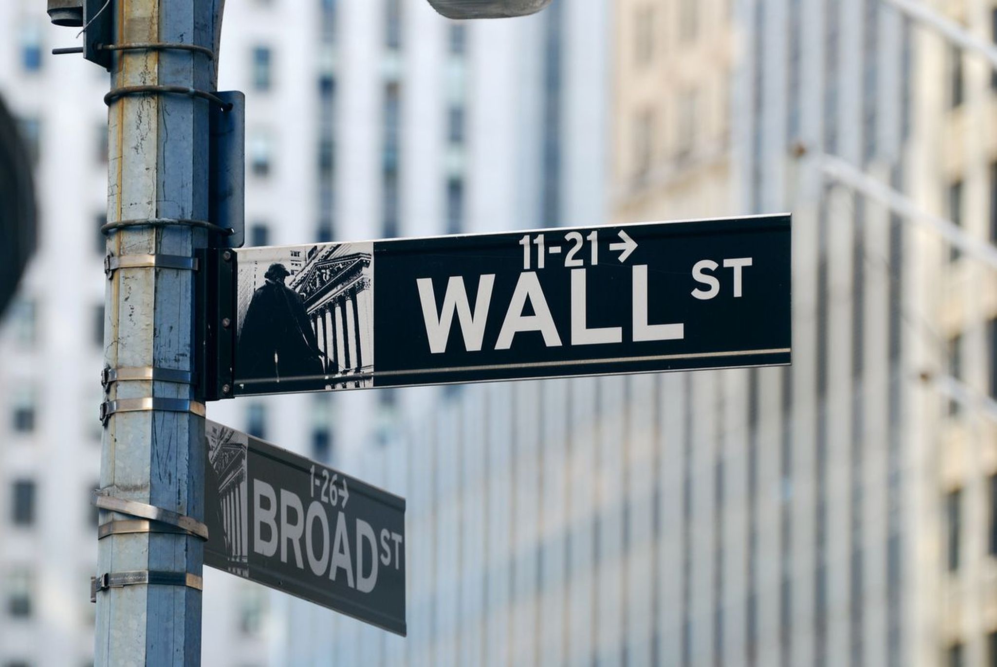 Wall Street blijft op koers