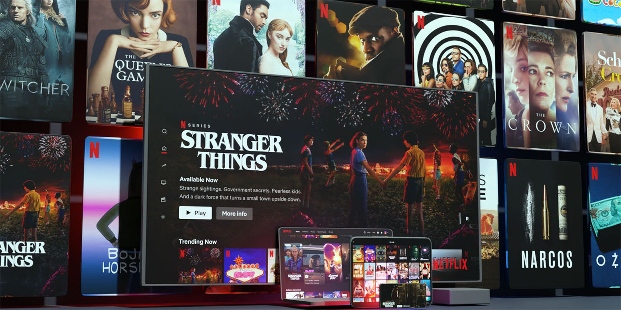 Hoge groei omzet en aantal abonnees Netflix, outlook valt iets tegen 