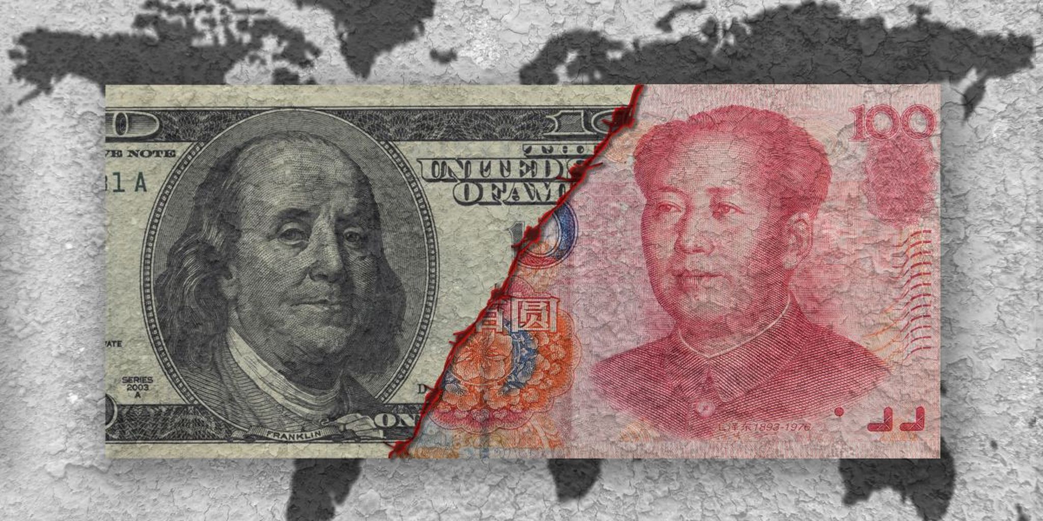 Technische over de dollar-yuan