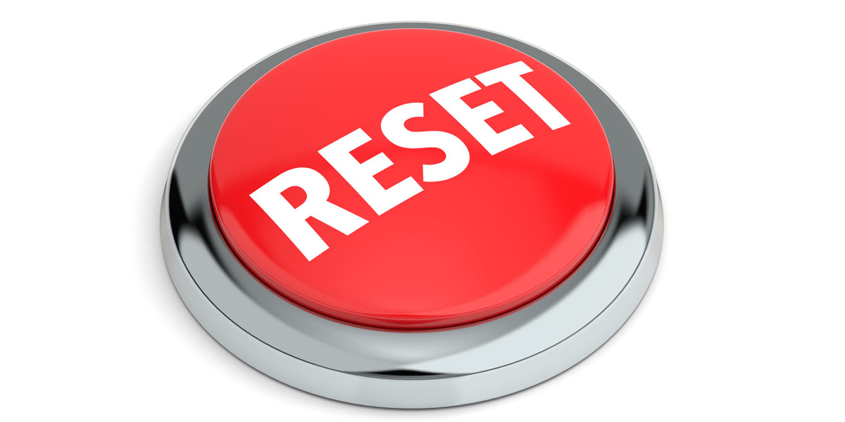 Een reset is goed