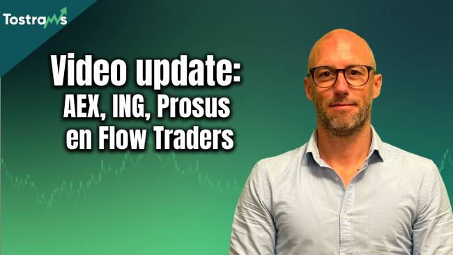 TA video-update: AEX-index, ING, Prosus en Flow Traders. 