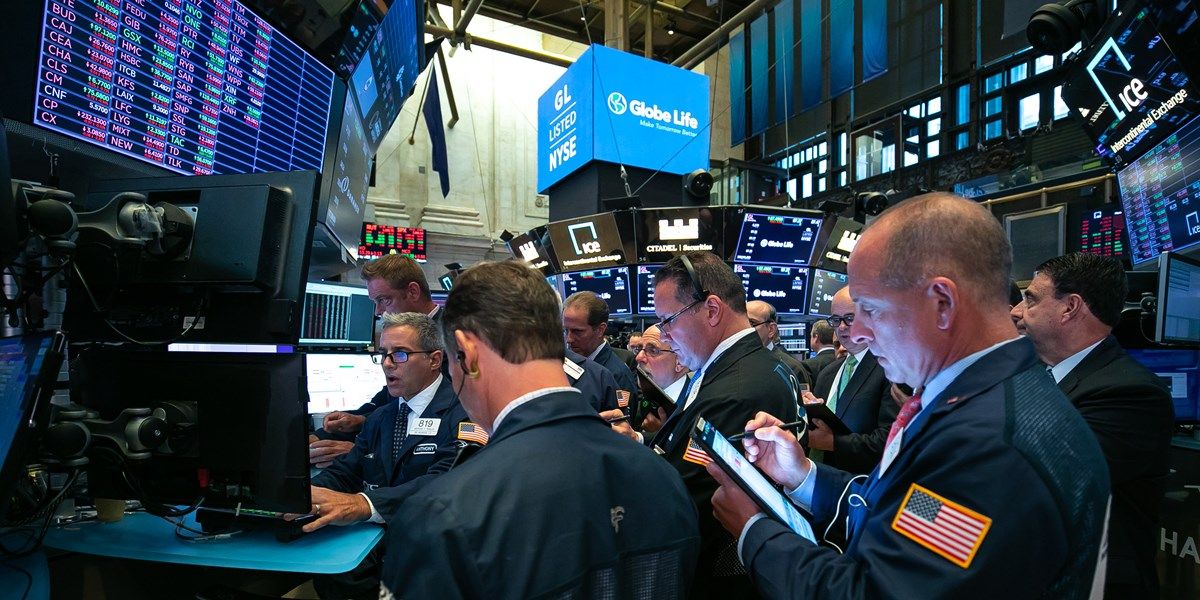 Wall Street richting lichtgroene opening