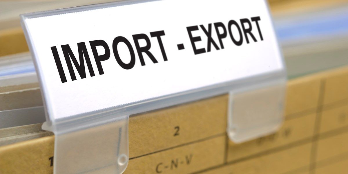 Duitse export omlaag