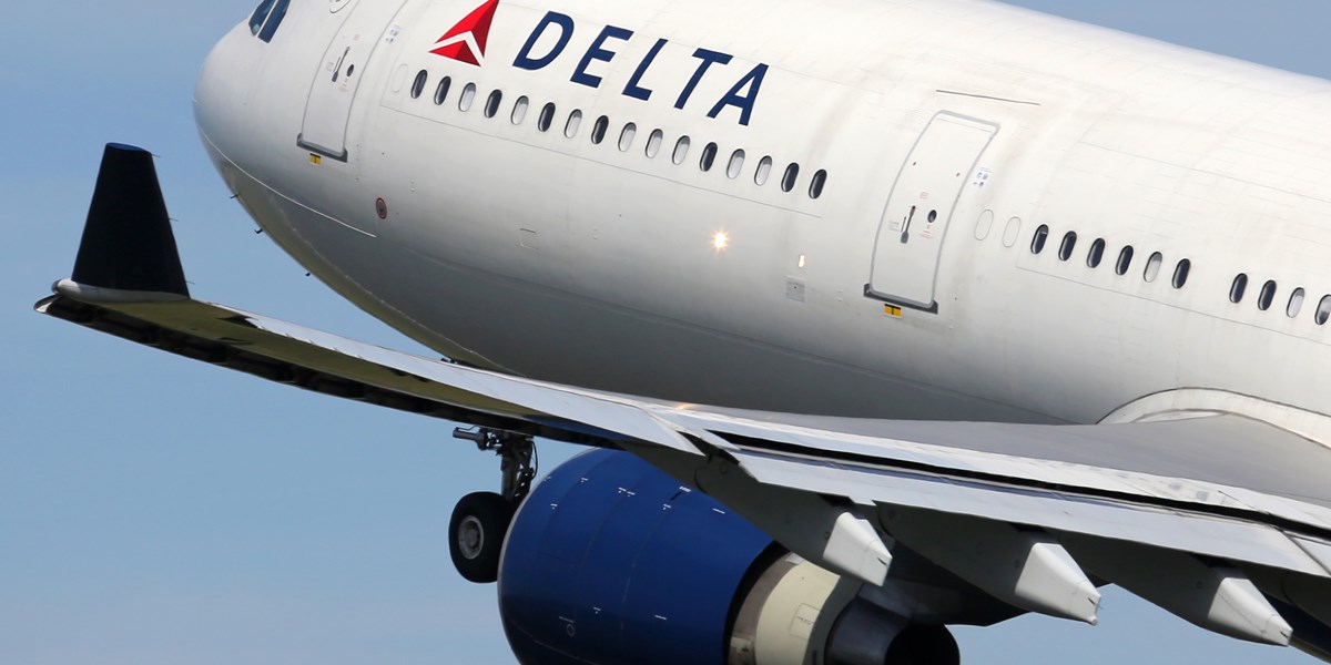 Delta Air Lines beperkt verlies