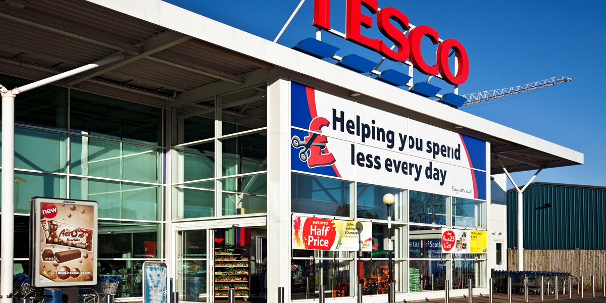 Omzet Tesco verder in de lift