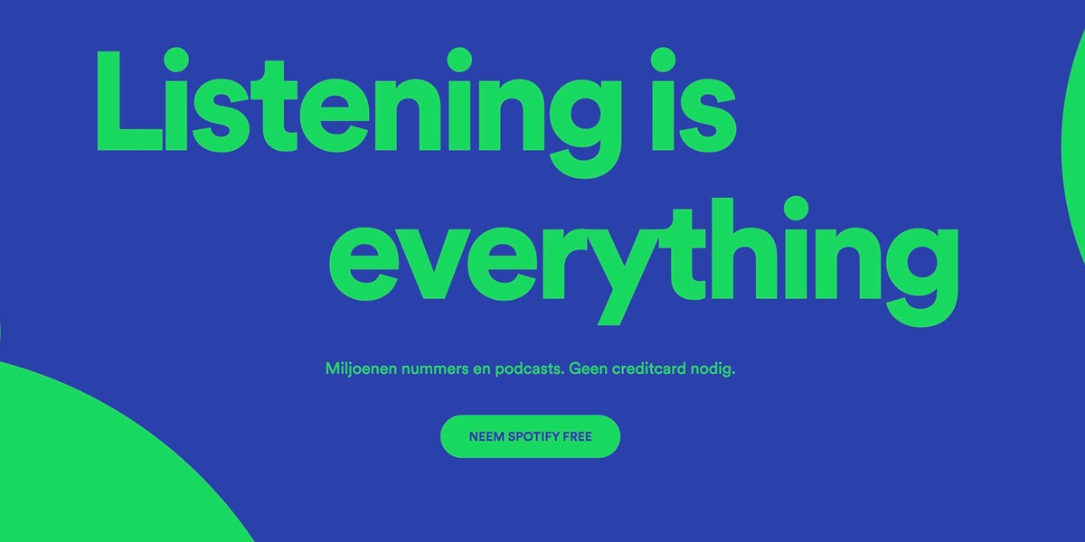 Meevallende ledengroei Spotify