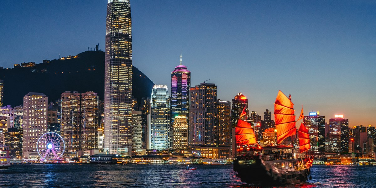 Hongkong flink lager in Azië
