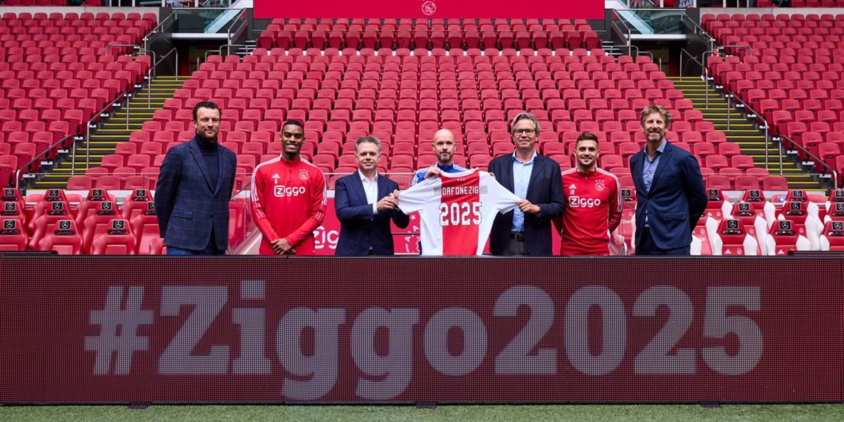 Ajax en Ziggo verlengen samenwerking