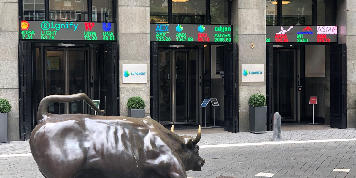 AEX vlak van start gegaan en Randstad hoger na cijfers