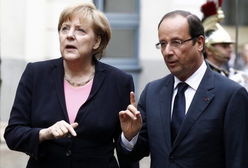 Merkel en Hollande zullen euro beschermen