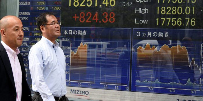 Nikkei boekt kleine winst in nerveuze sessie