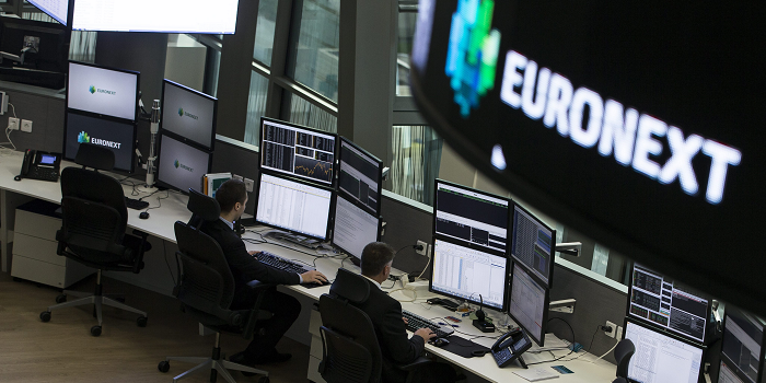 Transactiewaarde Euronext omhoog