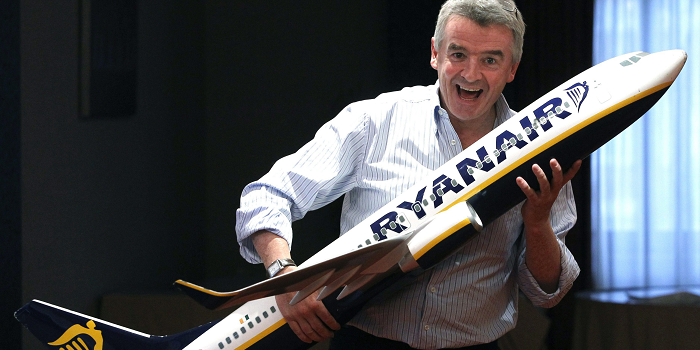 Winst Ryanair met meer dan de helft omhoog