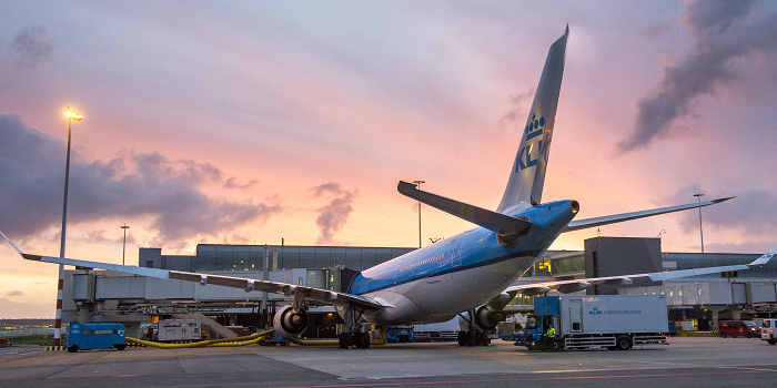 Air France-KLM levert in op Damrak 