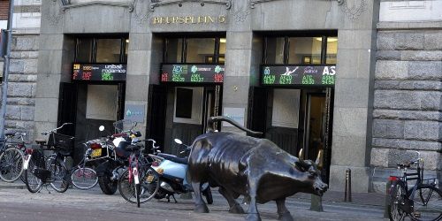 'AEX opent hoger na wilde koersrit Wall Street'
