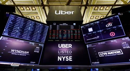 Uber wint op rood Wall Street