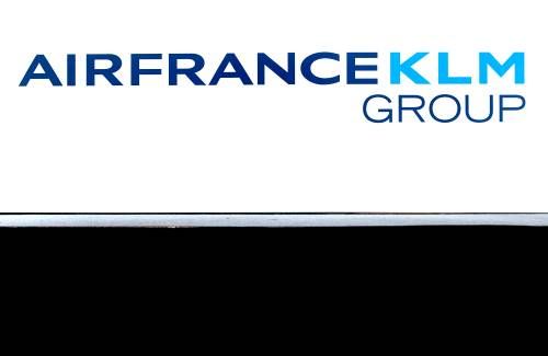 Air France-KLM klimt op groen Damrak